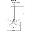 Верхний душ Hansa Rain 44270100
