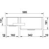Кухонная мойка Blanco CLARON 340/180-IF 517224 Нержавеющая сталь