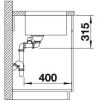 Кухонная мойка Blanco Andano 340/180-U 518317 Нерж Сталь