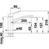 Кухонный смеситель Blanco NEA 519403 Антрацит