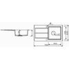Кухонна мийка Marmorin Tama 390113006 white