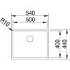 Кухонная мойка Blanco CLARON 500-IF 517216 Нерж Сталь Зерк