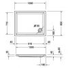 Душевой поддон Duravit Starck 720014 Antislip