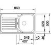 Кухонная мойка Blanco LANTOS 45 S 514009 Декор