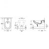 Биде подвесное Villeroy & Boch My Nature 541000R1
