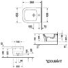 Биде подвесное Duravit Esplanade 226610