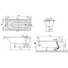 Ванна Villeroy & Boch Oberon 170x70 UBQ177OBE2V Star White