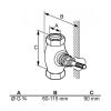 Вентиль для скрытого монтажа Kludi 54811