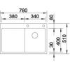 Кухонная мойка Blanco CLARON 4 S-IF 513997 Нерж Сталь