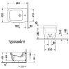 Биде подвесное Duravit Esplanade 226210 Дуб