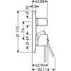 Смеситель для ванны Axor Uno 2 38425000