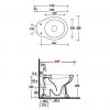 Унитаз напольный (скрытый монтаж) Olympia Impero 02.11