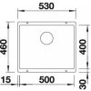 Кухонная мойка Blanco SUBLINE 500-U 513414 Алюметаллик