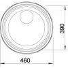 Кухонная мойка Blanco RONDOSOL 513308 декор