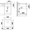 Кухонная мойка Blanco SUBLINE 400-U 515755 Жасмин