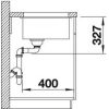 Кухонная мойка Blanco SUBLINE 320-U 513406 Антрацит