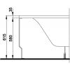 Ванна Kolo Promise 150x100 L XWA3051000 з ніжками SN7