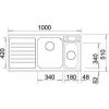 Кухонная мойка Blanco AXIS II 6 S-IF 516529 Нерж Сталь Зерк