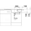 Кухонная мойка Blanco AXIS II 6 S-IF 516529 Нерж Сталь Зерк
