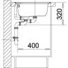 Кухонная мойка Blanco AXIS II 6 S-IF 516529 Нерж Сталь Зерк