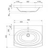 Умывальник Ravak Evolution XJE01100000