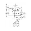Смеситель для умывальника Grohe Quadra 32631KS0