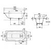 Ванна Kaldewei SANIFORM PLUS 362-1 160х70