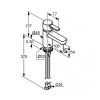 Смеситель для умывальника Kludi Zenta 382510575
