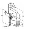 Смеситель для умывальника Kludi Bozz 382910576