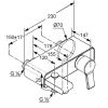 Смеситель для ванны Kludi O-Cean 387700575