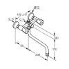 Смеситель для ванны Kludi Standard 251010515