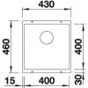 Кухонная мойка Blanco SUBLINE 400-U 515759 Кофе