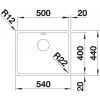 Кухонная мойка Blanco ANDANO 500-IF 518316 Нерж. сталь