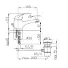 Смеситель для умывальника Armatura Ecokran 5512-825-00