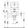 Умывальник Duravit D-Code 07054500002