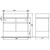 Тумба Kolo QUATTRO Anthracite 89358