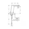 Cмеситель для умывальника Hansgrohe Metris S 31103000 (электронный)