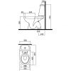 Унитаз-компакт Kolo Solo 79221 с сиденьем