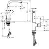 Смеситель для умывальника Hansgrohe Metris 31087000