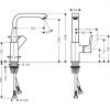 Смеситель для умывальника Hansgrohe Metris 31187000