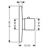 Термостат Hansgrohe Ecostat Highflow 15715000