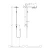 Душевая система Hansgrohe Raindance Connect Showerpipe S 240 AIR 27164000