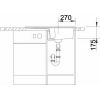 Кухонная мойка Blanco IDESSA 45 S 514500 Черный (чаша справа)