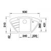 Кухонная мойка Blanco ZIA 9 E 515074 Кофе