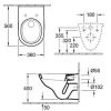 Унитаз подвесной Villeroy & Boch O.novo 56601001