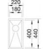 Кухонная мойка Blanco ZEROX 180-IF/N 517236 Нерж Сталь