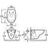 Унитаз подвесной Jacob Delafon Patio E4187