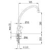 Кухонный смеситель Armatura Standard 303-415-00