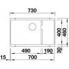 Кухонная мойка Blanco SUBLINE 700-U LEVEL 518398 Кофе