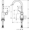 Смеситель для умывальника Hansgrohe Talis 32080000